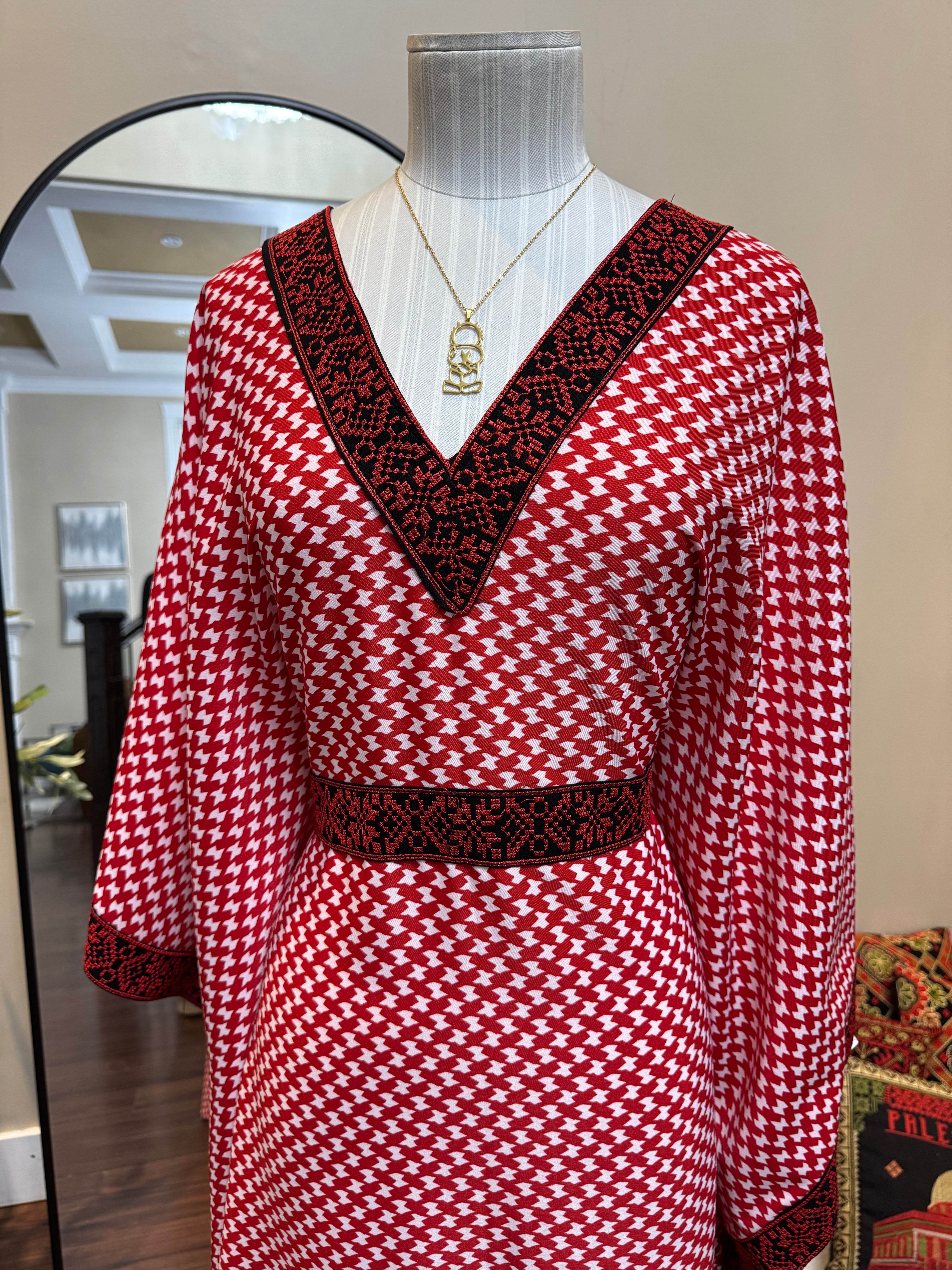 Butterfly Koffiyeh Abaya