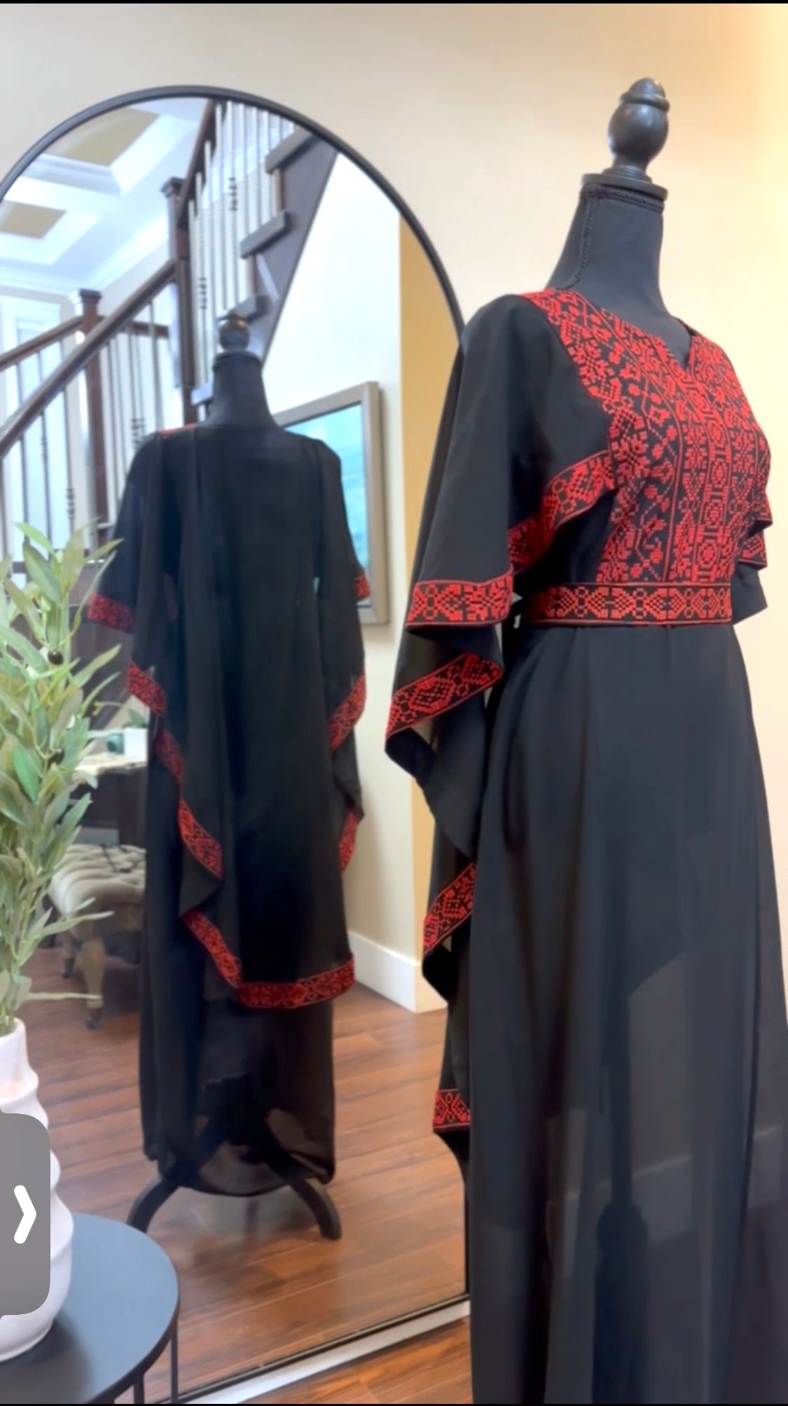 Butterfly Embroidery Dress