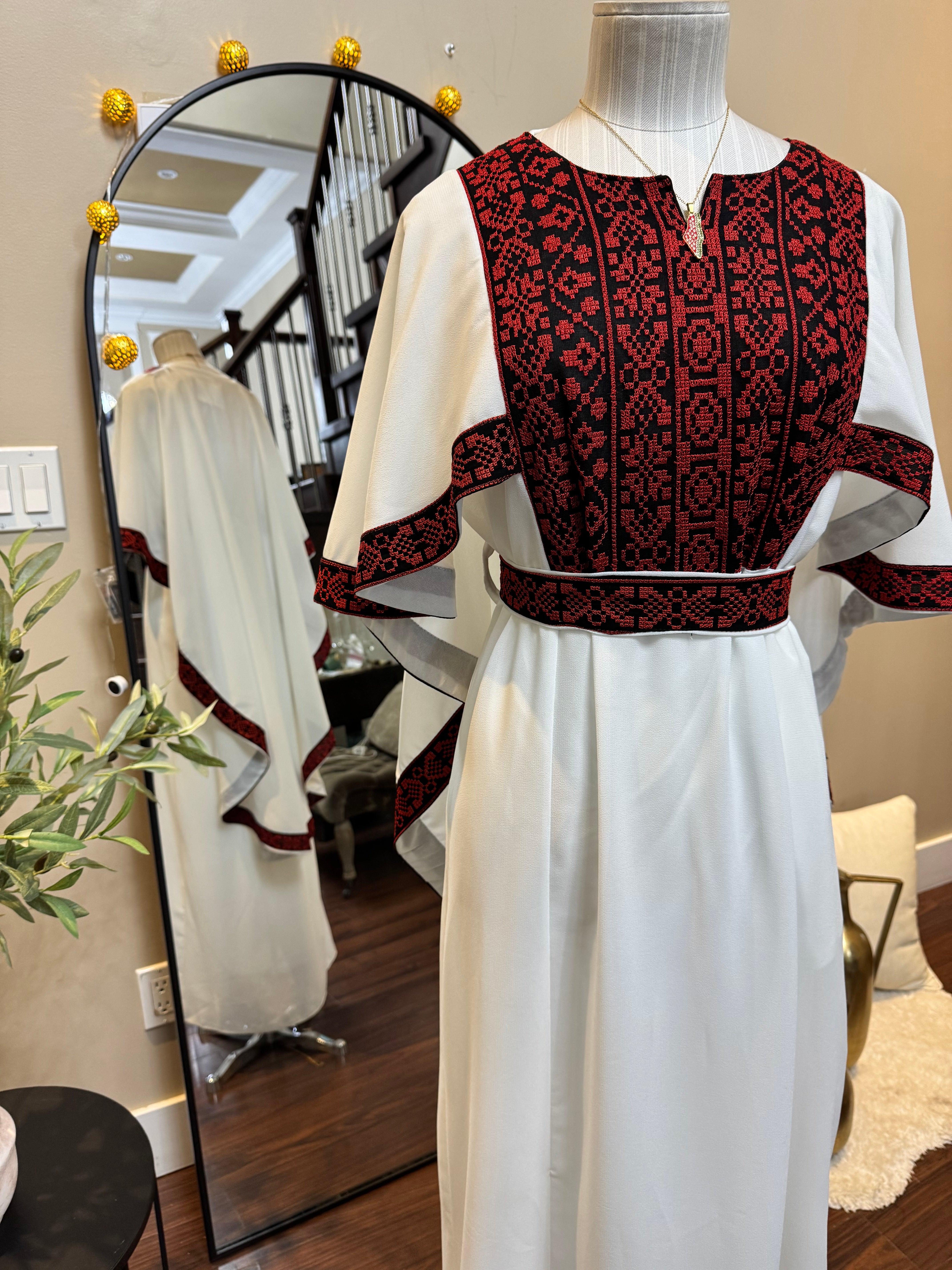 Butterfly Embroidery Dress