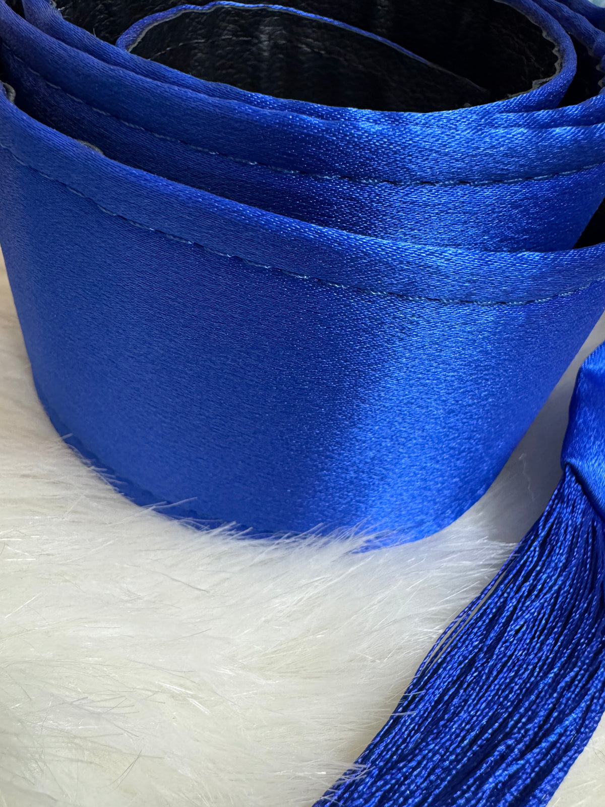 Wide Satin Belt
