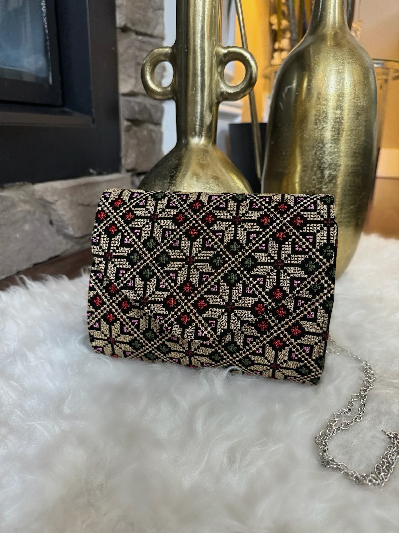 Embroidered Palestinian Hand Bag