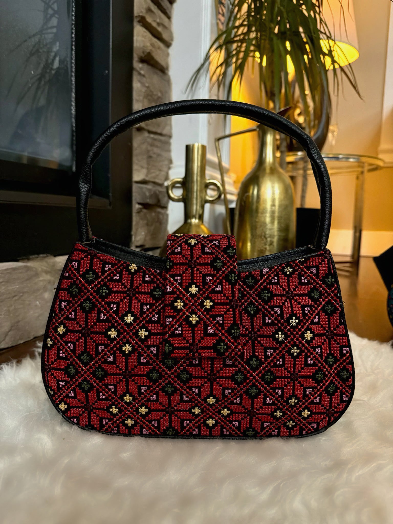 Embroidered Palestinian Hand Bag