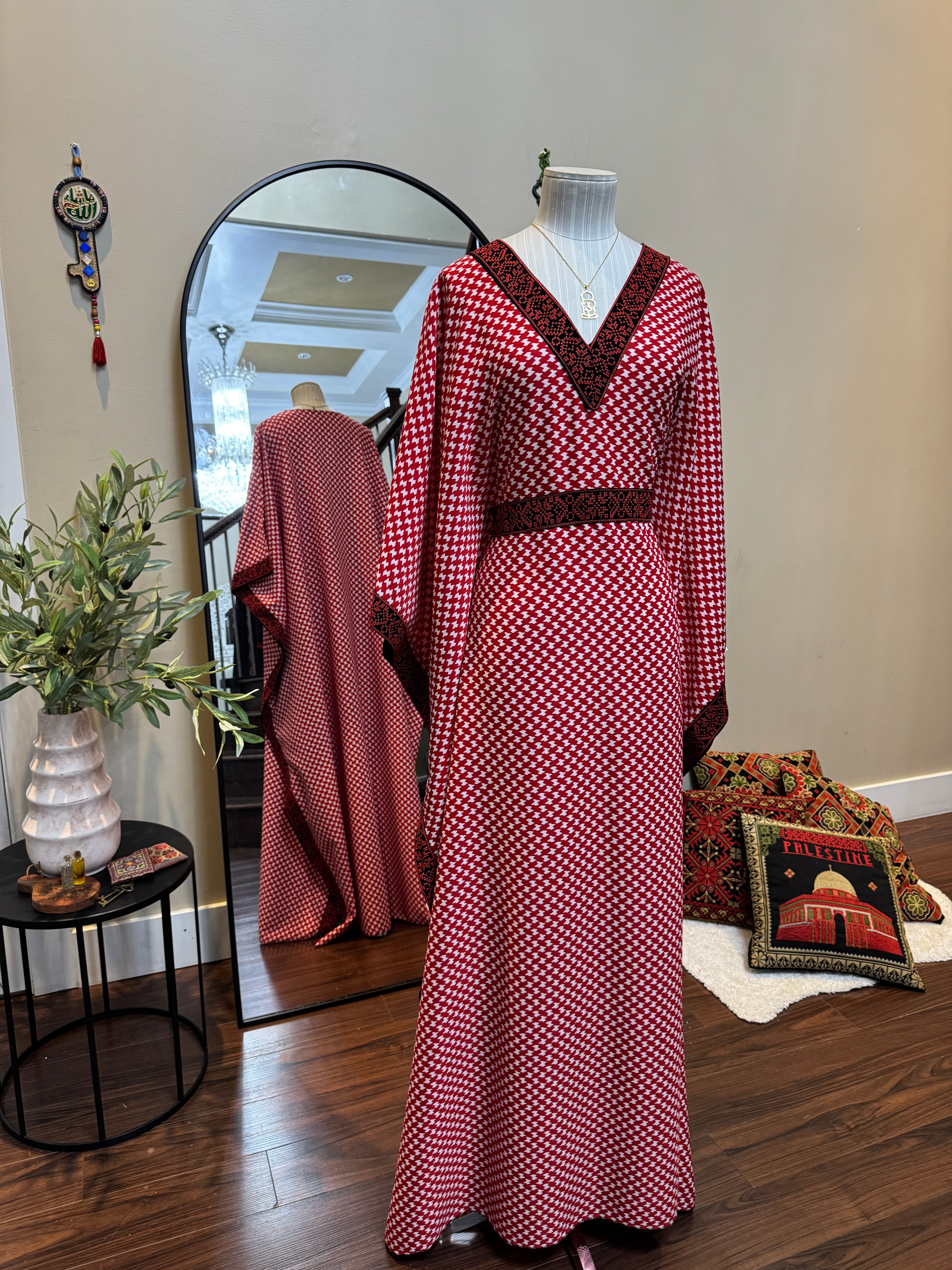 Butterfly Koffiyeh Abaya