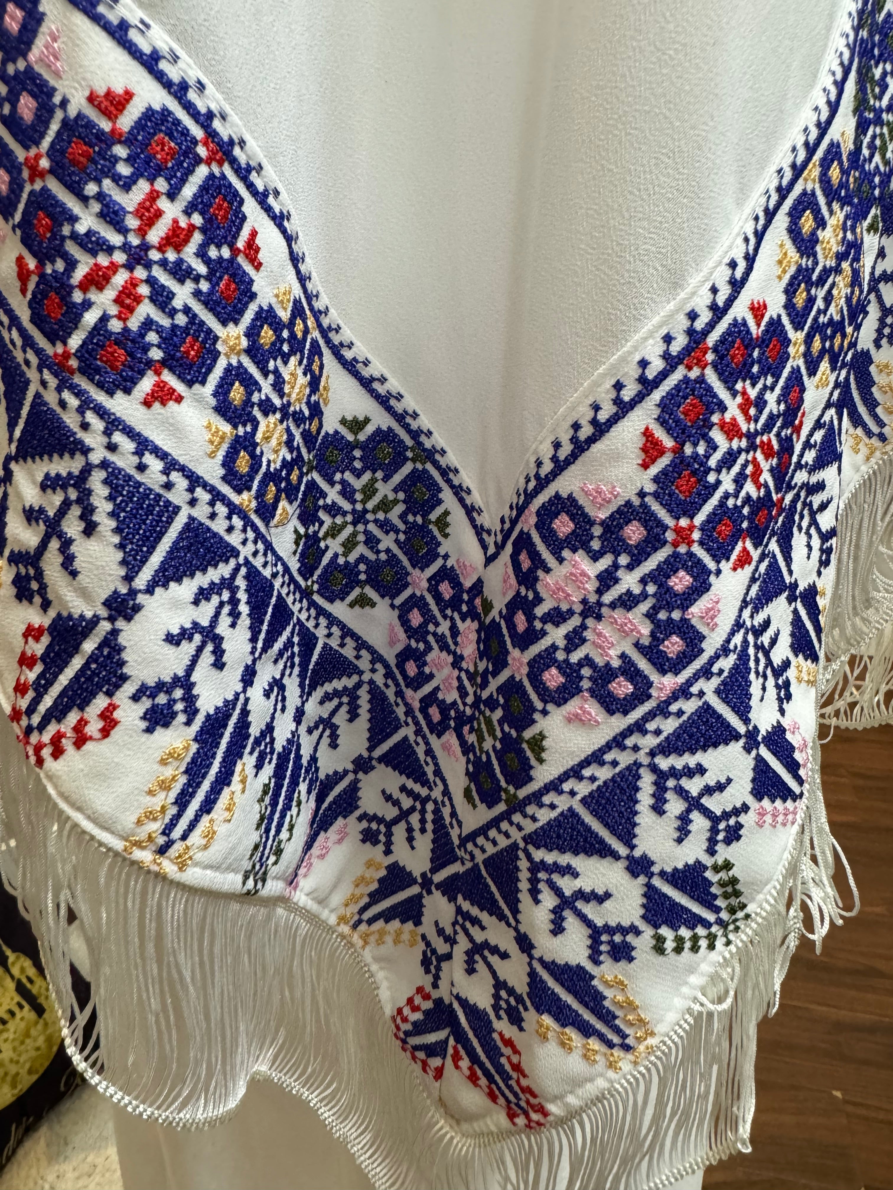 Shawl Palestinian Embroidery Tatreez