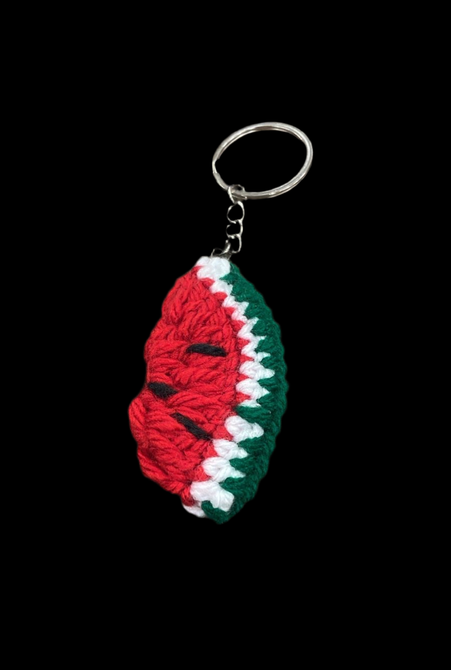 Handmade Crochet Watermelon Keychain