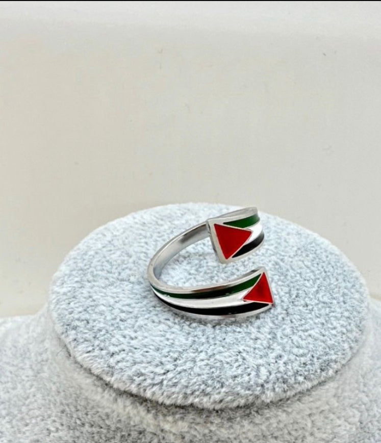 Palestine Flag Ring