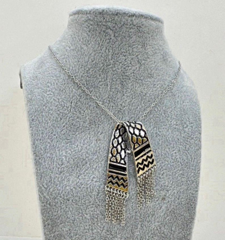 Koffiyeh Pendant Necklace