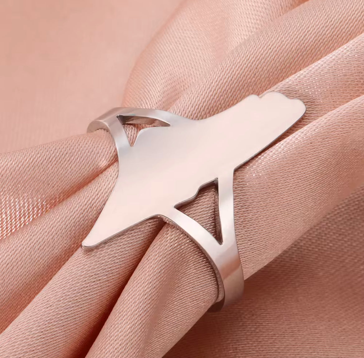 Palestine Map Pendant Ring