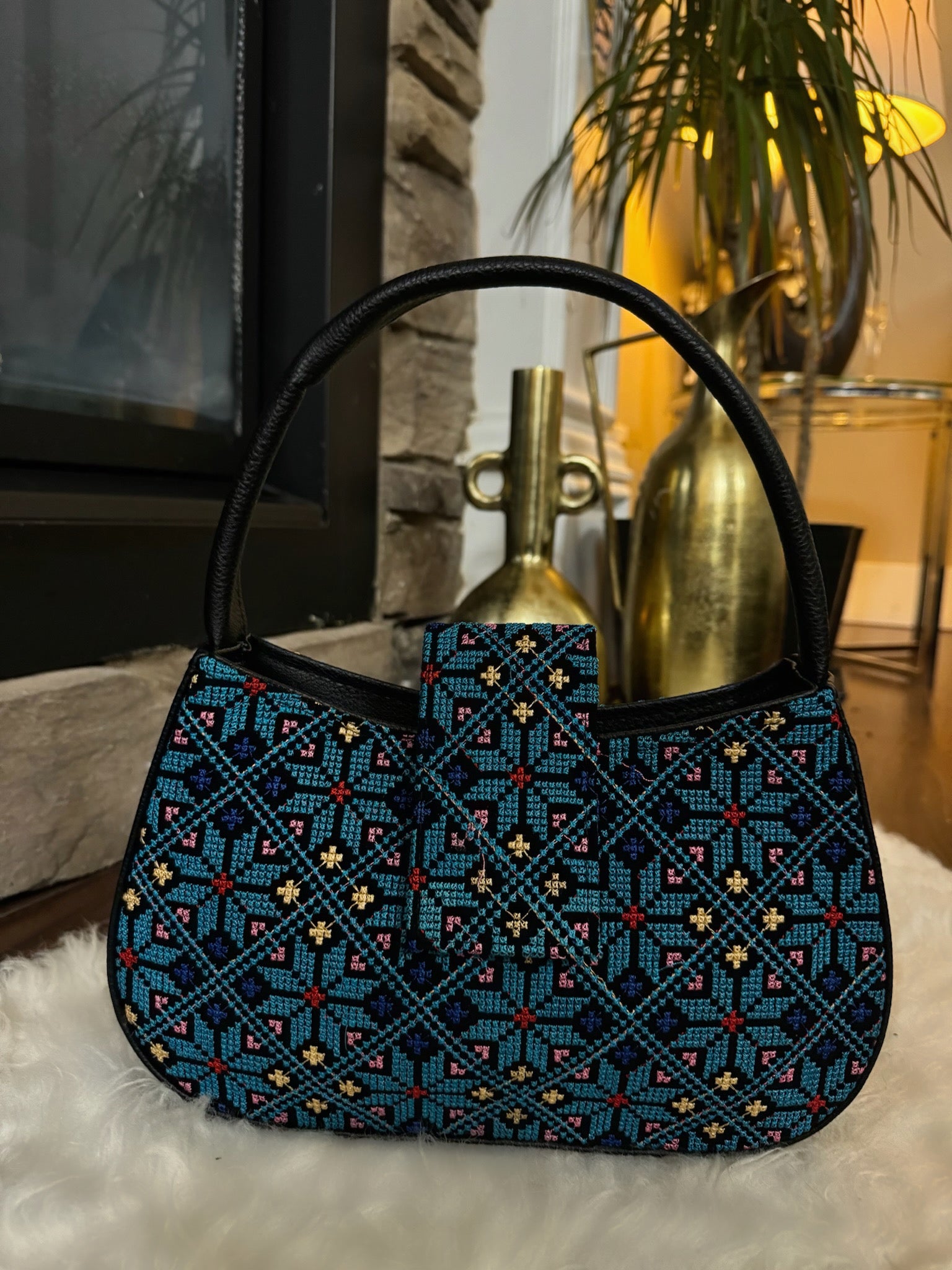 Embroidered Palestinian Hand Bag